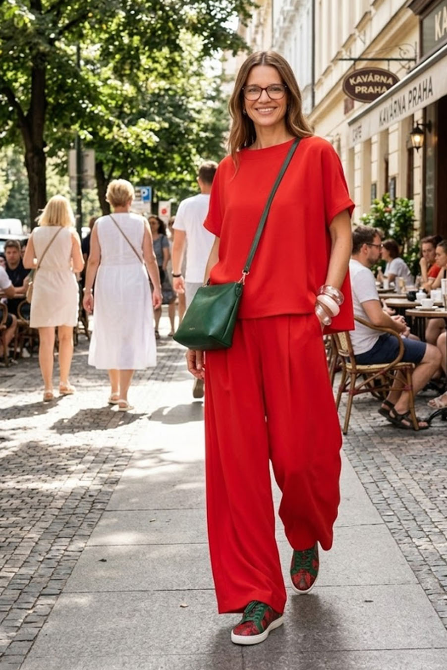 Pohodlný letní set - triko a kalhoty